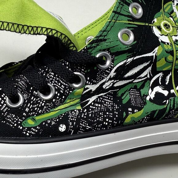 Converse All Star Hi DC Comics Green Lantern Shoes Mens 8 Womens 10 Graphic - Picture 9 of 16